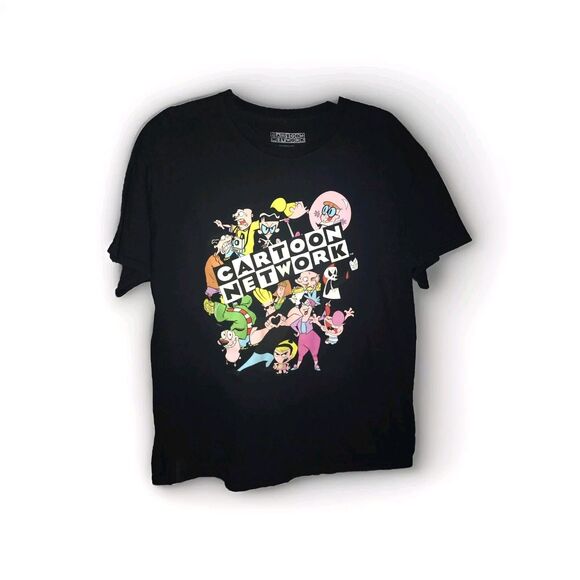 Cartoon‎ Network T-shirt Large Cast Dexter Courage Ed J Bravo Short Sleeve Tee - Picture 1 of 8